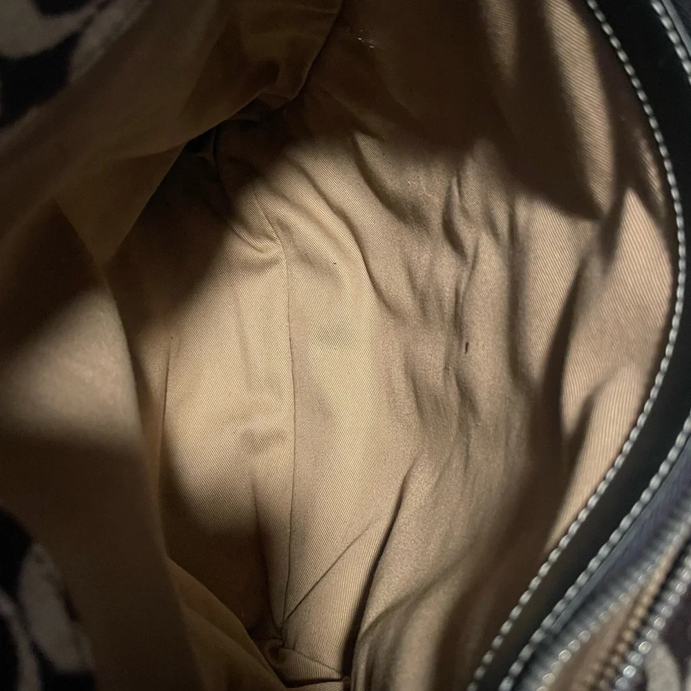 Coach Brown and Cream Shoulder Bag - Picture 9 of 16